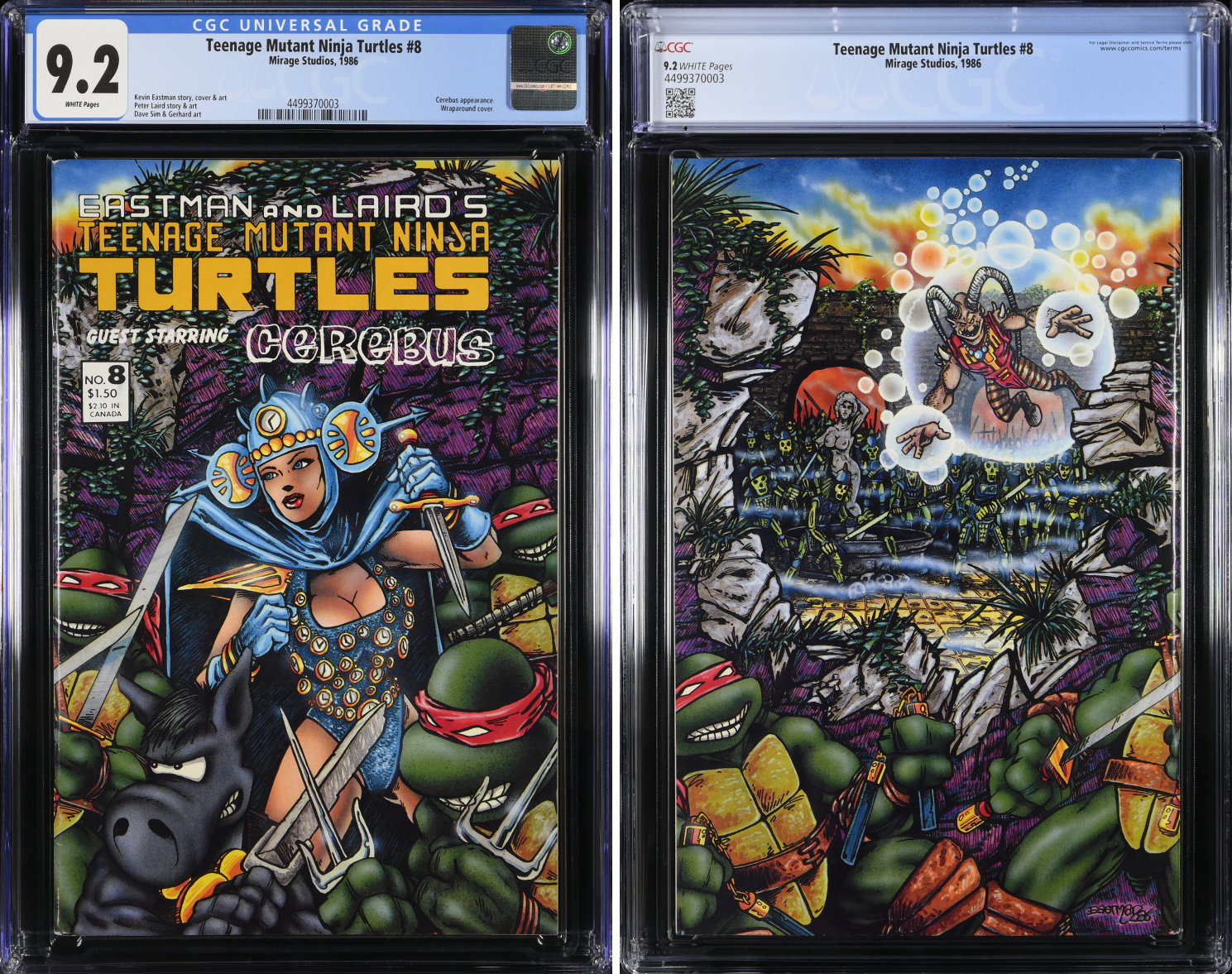 Teenage Mutant Ninja Turtles # 8 (Mirage Studios 1986) CGC 9.2 | eBay